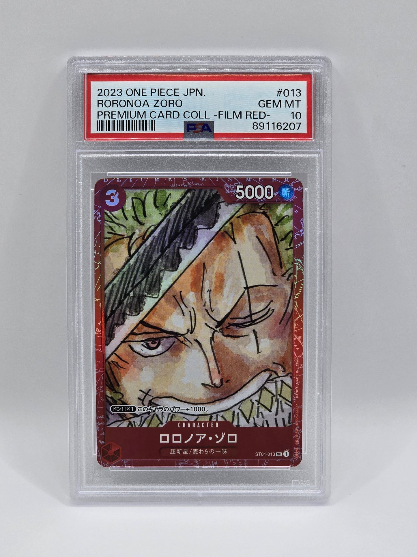 Roronoa Zoro ST01-013 Premium Card Coll. - PSA 10