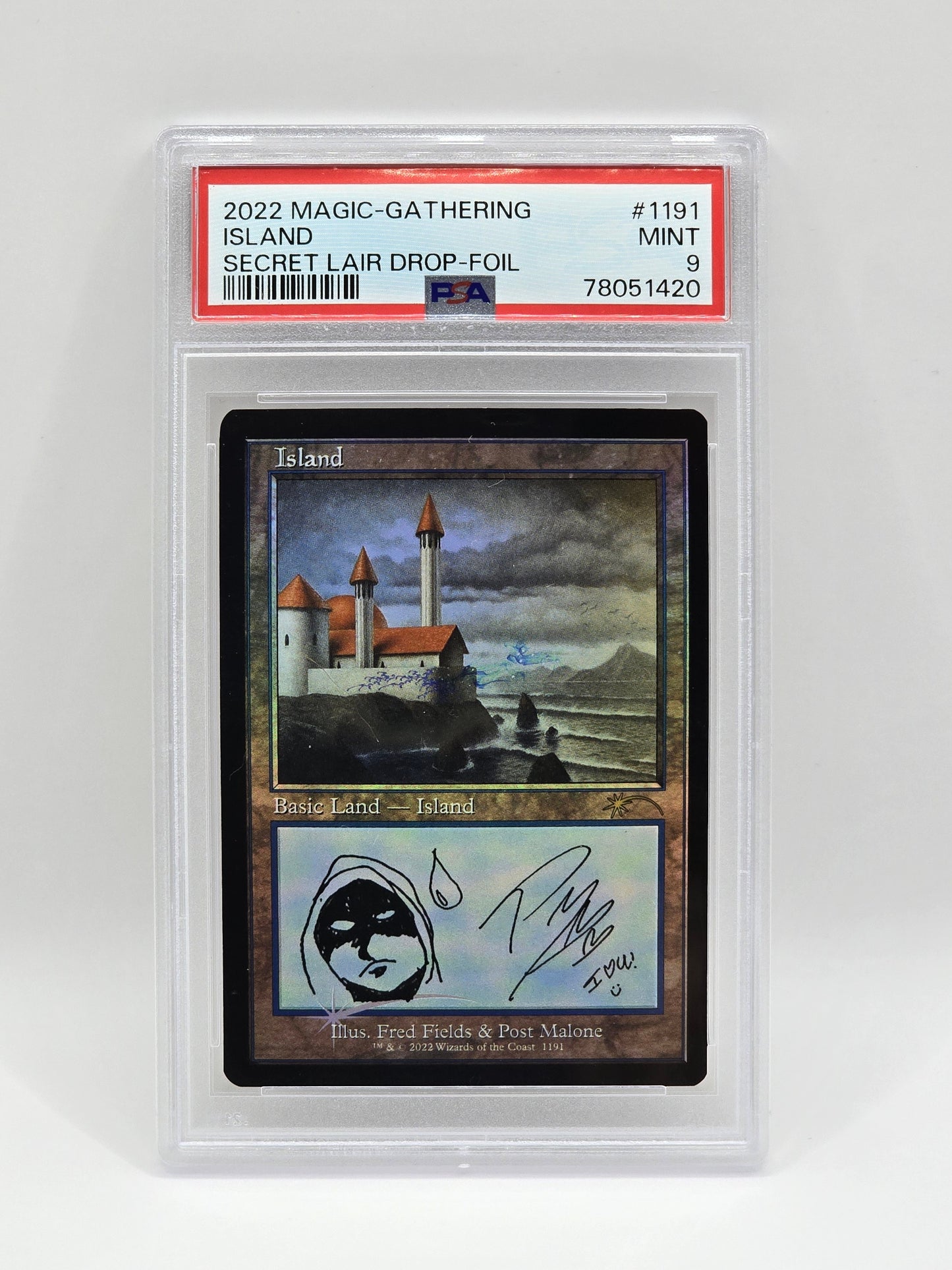 Island - Post Malone Secret Lair - PSA 9