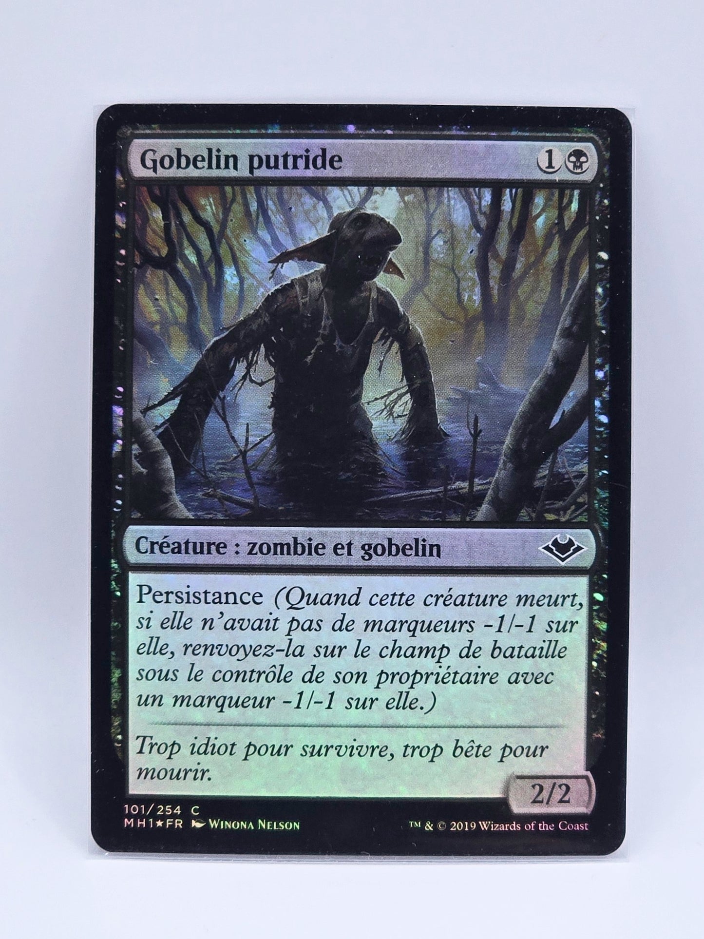 Putrid Goblin - Gobelin Putride - FOIL - FR Modern Horizon