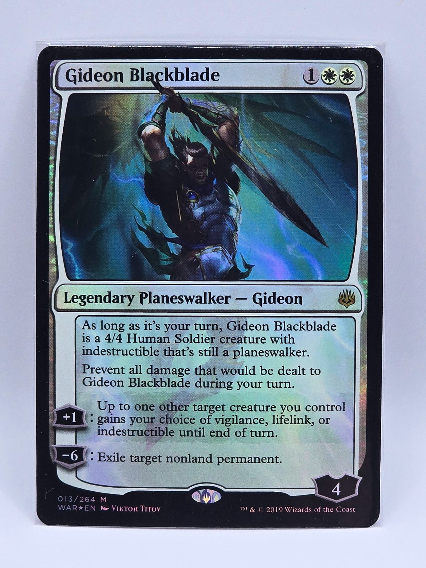 Gideon Blackblade - FOIL - War of the Spark