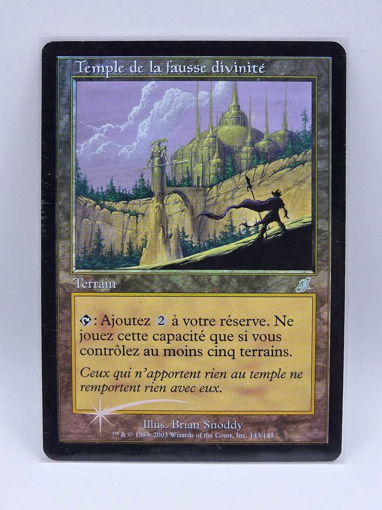 Temple of the False God- Temple de la fausse divinite - FOIL - FR Scourge