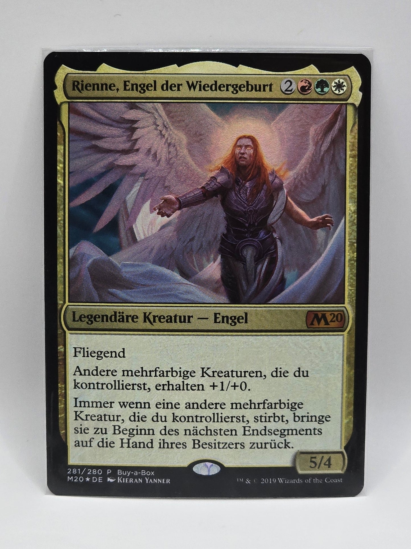 Rienne, Angel of Rebirth - Rienner, Angel of Rebirth FOIL - M20