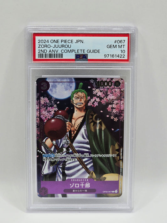 Roronoa Zoro-Juurou OP05-067 - PSA 10