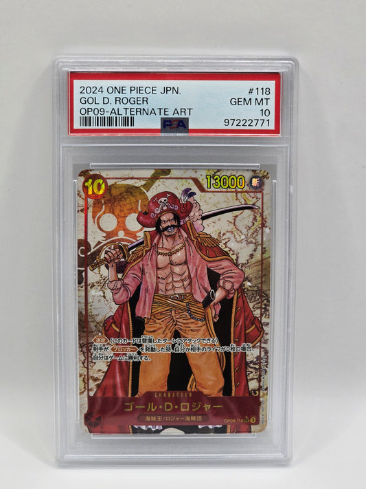 Gol D. Roger OP09-118 Alt Art - PSA 10