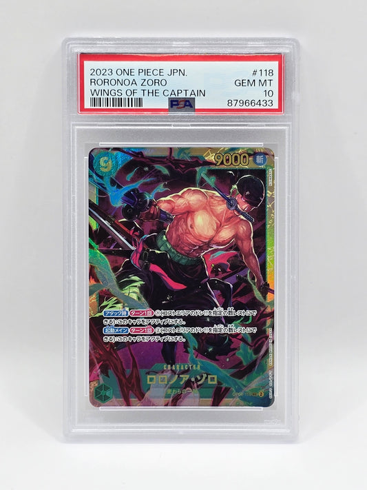 Roronoa Zoro OP06-118 SEC - PSA 10