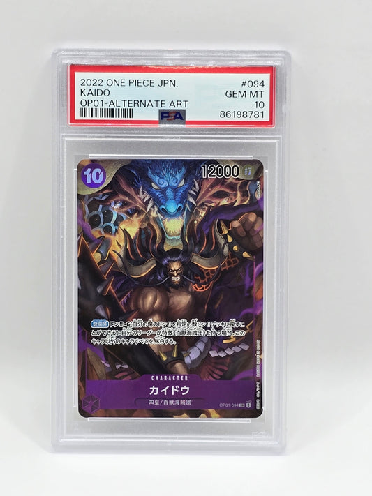 Kaido OP01-094 Alt Art - PSA 10