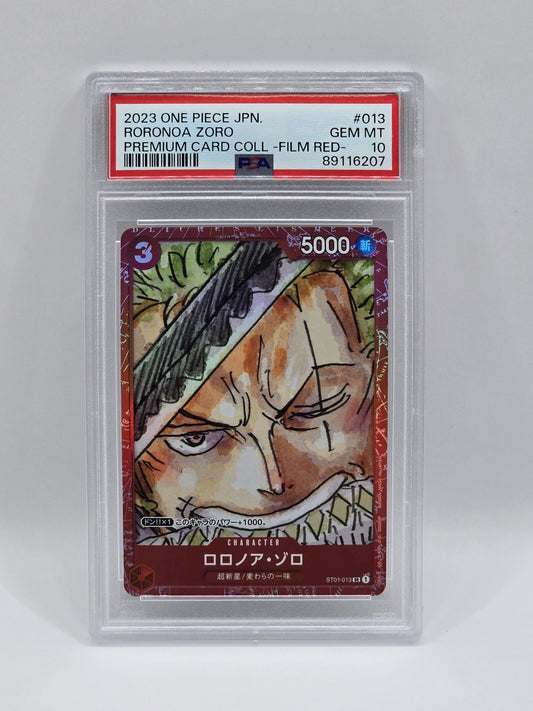 Roronoa Zoro ST01-013 Premium Card Coll. - PSA 10