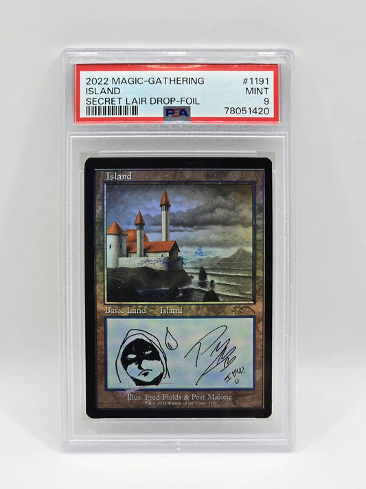Island - Post Malone Secret Lair - PSA 9
