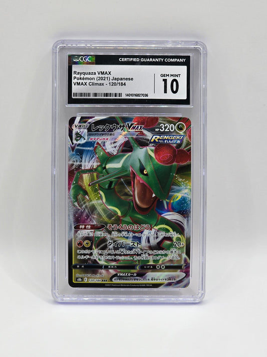 Rayquaza VMAX 120/184 RRR - CGC 10