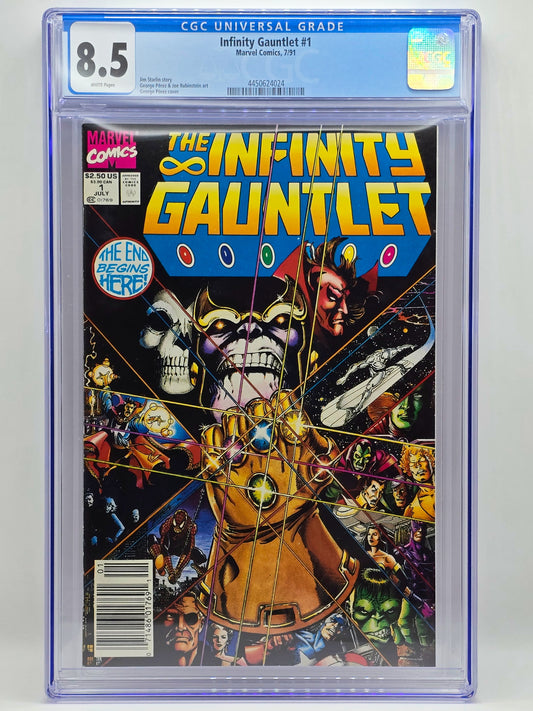 Infinity Gauntlet #1 - Marvel Comics, 7/91 - CGC 8.5