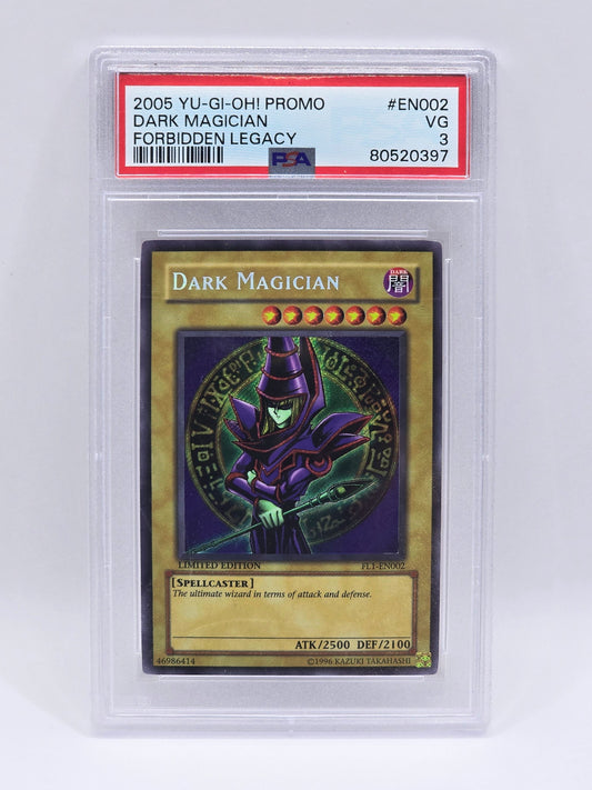 Dark Magician #EN002 - Forbidden Legacy 2005 - PSA 3