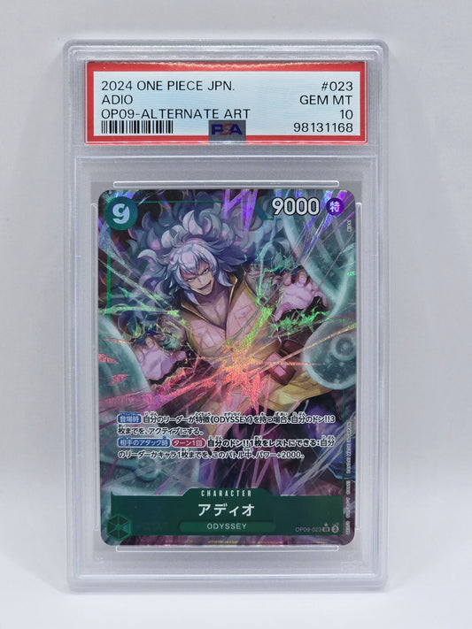Adio OP09-023 Alt Art  - PSA 10