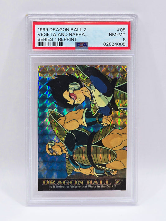 Vegeta and Nappa... Series 1 Reprint 1999 - PSA 8 (POP 2)