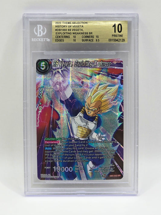 Vegeta, Exploiting Weakness DB1-002 SR - BGS 10