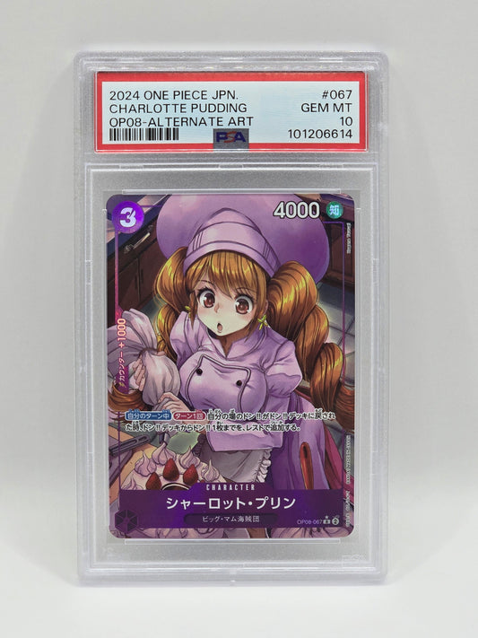 Charlotte Pudding  OP08-067 - PSA 10
